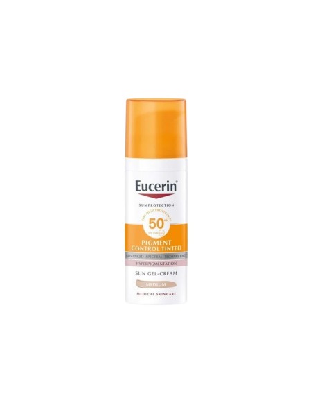Eucerin Sun Pigment Control Getönte Gel-Creme Medium SPF50 50ml