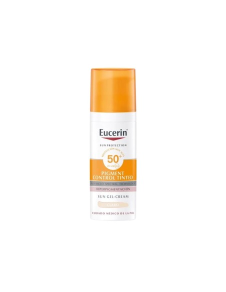 Eucerin Sun Pigment Control Getöntes Gel-Creme Licht LSF50+ 50ml