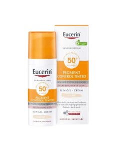 Eucerin Sun Pigment Control Getöntes Gel-Creme Licht LSF50+ 50ml 2