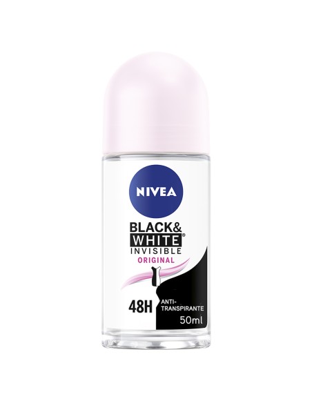 Nivea Black and White Invisible Original Roll On 50ml Nivea Black and White Invisible Original Roll On 50ml