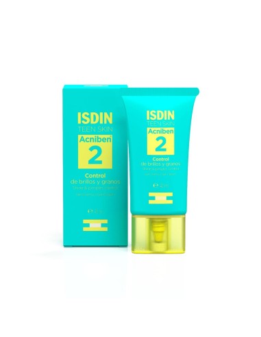 Isdin Acniben Teen Shine und Pickel Control Gel 40ml