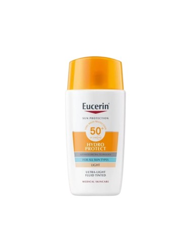 Eucerin Hydro Protect Fluido Ultra Light Com Cor SPF50+ 50ml
