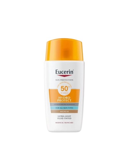 Eucerin Hydro Protect Fluido Ultraleichte Tönung Creme SPF50+ Medium 50ml Eucerin Hydro Protect Fluido Ultraleichte Tönung Creme SPF50+ Medium 50ml