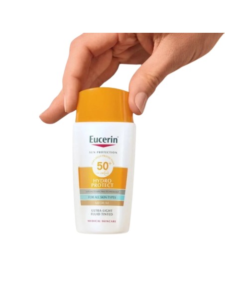 Eucerin Hydro Protect Fluido Ultraleichte Tönung Creme SPF50+ Medium 50ml Eucerin Hydro Protect Fluido Ultraleichte Tönung Creme SPF50+ Medium 50ml