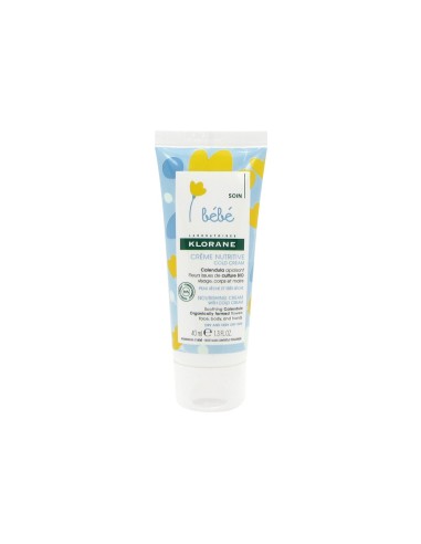 Klorane Bébé Pflegende Creme mit Cold Cream 40ml