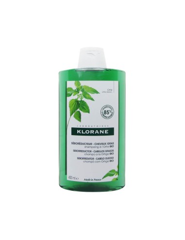 Klorane Fettiges Haar Weißes Brennessel Shampoo 400ml