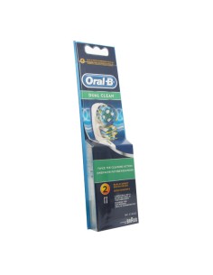 Oral B Dual Clean-Ersatzbürste x2