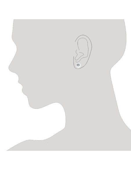 J & Rio Classic Ohrringe Silber Pearl Clover