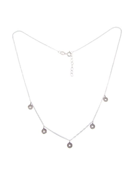 J & Rio Margot Silber Halskette Spots