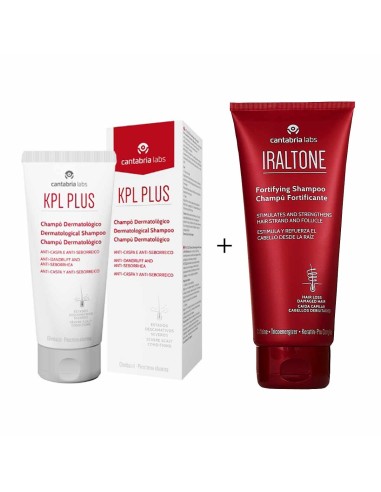 KPL Plus Pack Dermatologisches Shampoo 200ml und Iraltone Fortifying Shampoo 200ml