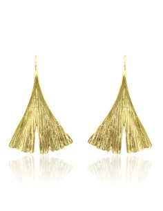 MRio Spirit Ohrringe Silber Gingko-Blatt