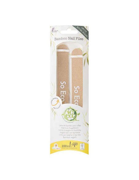 So Eco Bamboo Nagelfeilen 2 Einheiten So Eco Bamboo Nagelfeilen 2 Einheiten