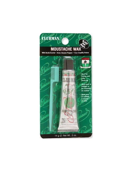Clubman Pinaud Bart und Schnurrbart Wachs Schwarz 14g Clubman Pinaud Bart und Schnurrbart Wachs Schwarz 14g