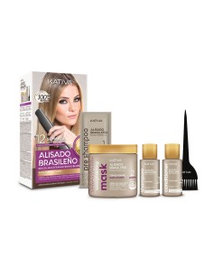 Kativa Brasilianisches Glättungsset für helles Haar 2