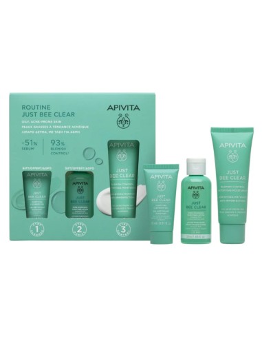 Apivita Pack Routine Just Bee Clear