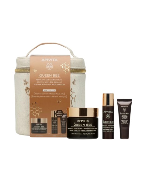 Apivita Coffret Queen Bee Regenerating Light Cream