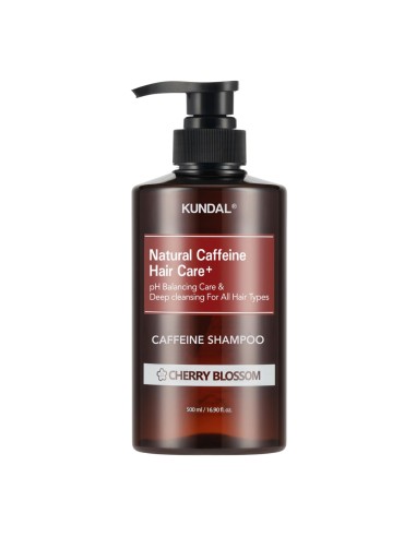 Kundal Natural Koffein Haarpflegeshampoo Kirschblüte 500ml