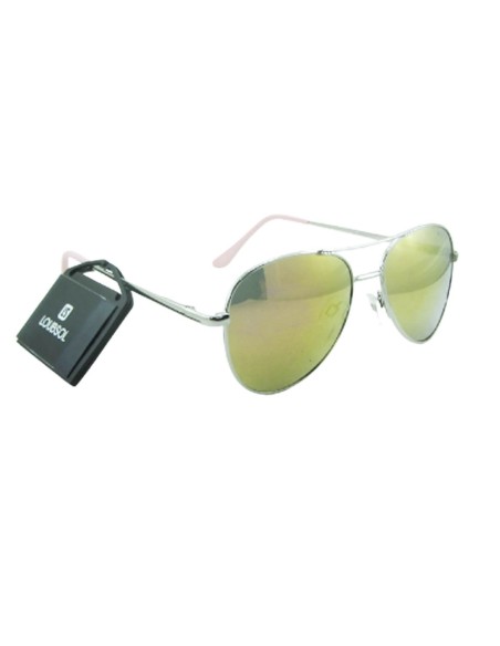 Loubsol Pilotenbrille Rosa 6 bis 12 Jahre