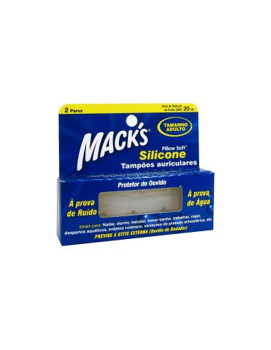 Macks Silikon-Ohrstöpsel Erwachsene 2Paar