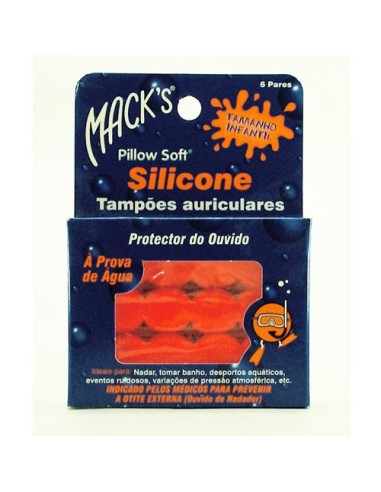 Macks Silikon-Ohrstöpsel für Kinder x12