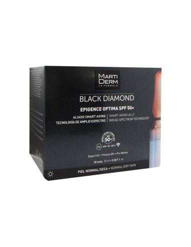 Martiderm Black Diamond Epigence Optima LSF 50+ 2mlx30amp