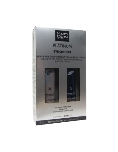 Martiderm Platinum Eye Richtiger Tag + Nacht 2x10ml