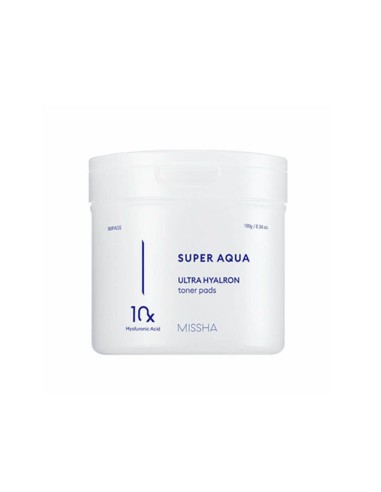 Missha Super Aqua Ultra Hyalron Toner Pads 90uni