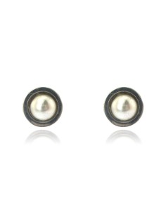 MRIO Classic Silber Perlenohrringe