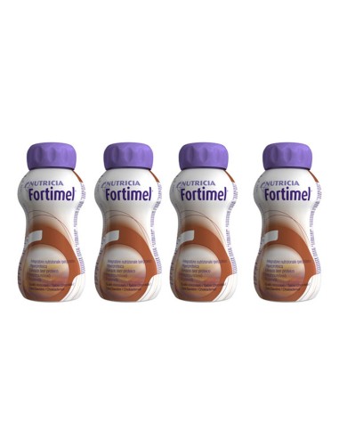 Fortimel Protein Supplement Chocolate Pack 4 x 200ml