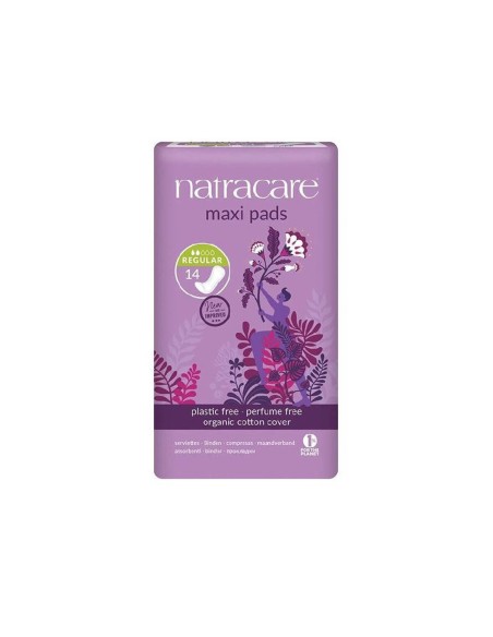 Natracare Natürliche Binden Maxi Regular 14 Einheiten