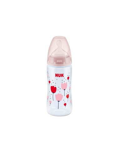 NUK First Choice Silikontemperaturanzeigeflasche 0-6M M 300ml