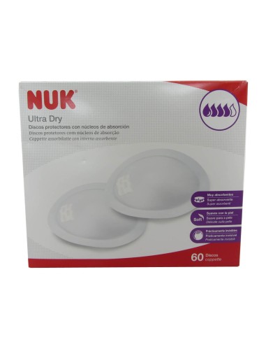 Nuk Ultra Dry Absorbent Discs 60 Stück
