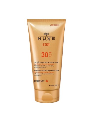 Nuxe Sun Wohltuende Milch Mit Hoher Schutzwirkung SPF30 150ml