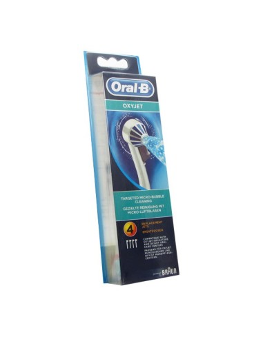 Oral B Oxyjet-Ersatzkopf x4