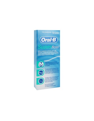 Oral B Superfloss Orthodontic Devices 50 Flosses