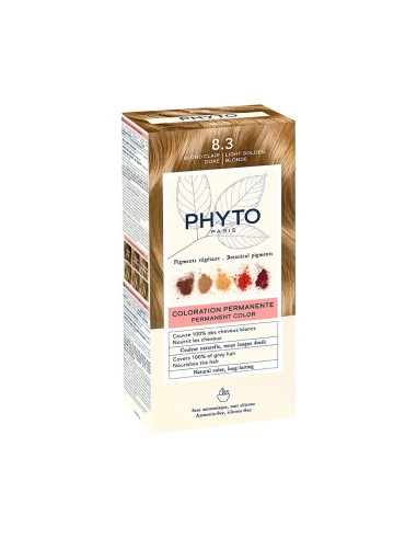 Phyto Color Permanent Färbung mit pflanzlichen Pigmenten 8.3 Hellgoldenes Blond