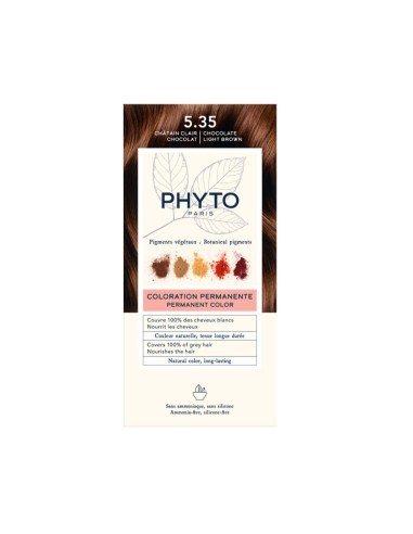 Phyto Color Permanenter Farbstoff mit pflanzlichen Pigmenten 5.35 Light Chocolate Brown