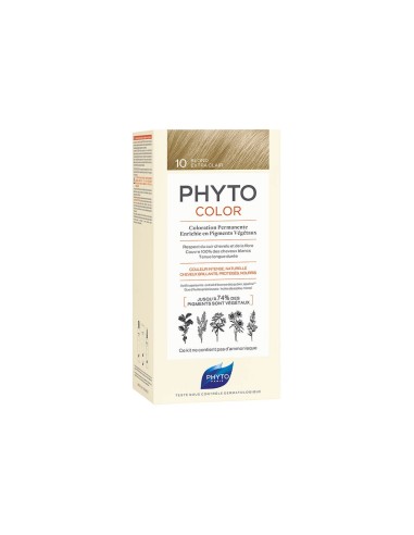 Phyto-Farbe dauerhafte Färbung mit Gemüsepigmenten 10 zusätzliches Licht blond