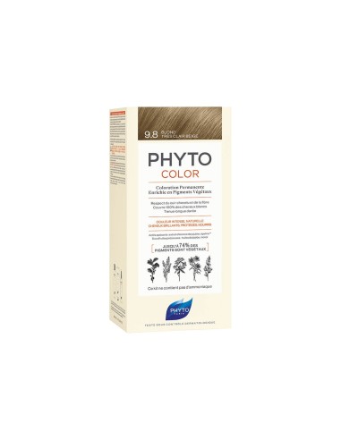 Phyto-Farbe dauerhafte Färbung mit Gemüsepigmenten 9.8 Sehr klarer Blondine beige