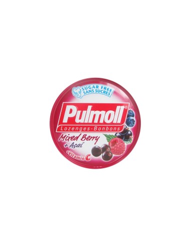 Pulmoll Wildfrucht Lutschtabletten + Acai und Vitamin C Zuckerfrei 45gr