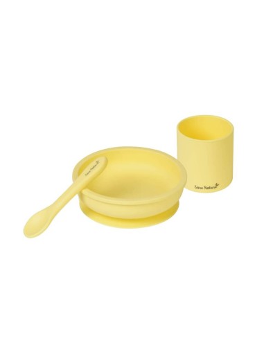 Saro Party Silicone Food Set Yellow