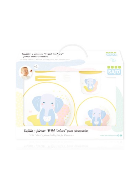 Saro Wild Colors Set 5 Stück Lebensmittel