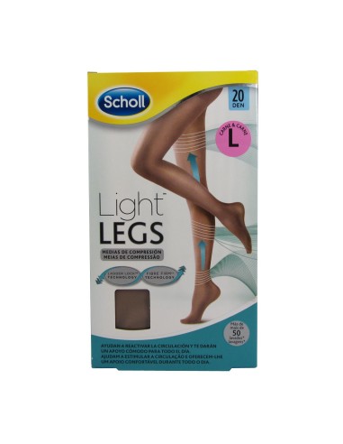 Scholl Light Legs Kompressionsstrumpfhose 20Den Skin Large