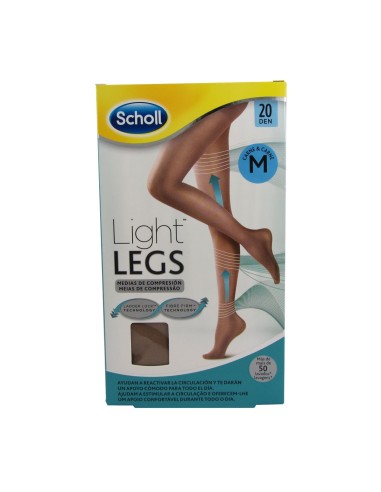 Scholl Light Legs Kompressionsstrumpfhose 20Den Skin Medium