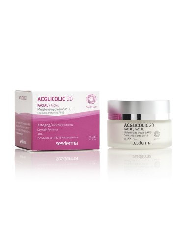 Sesderma Acglicolic 20 Feuchtigkeitsspendende Creme SPF15 50ml