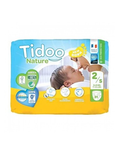 Tidoo Newborn Windeln 2S (3-6kg) 31 Stück