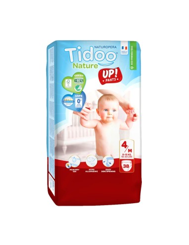 Tidoo Trainingswindeln 4M (8-15Kg) 38 Stück